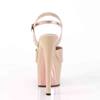 Pleaser - SKY309TT Sandale à bride à la cheville, Pole dance chaussures - Chaussures de pole dance - Crème Product image